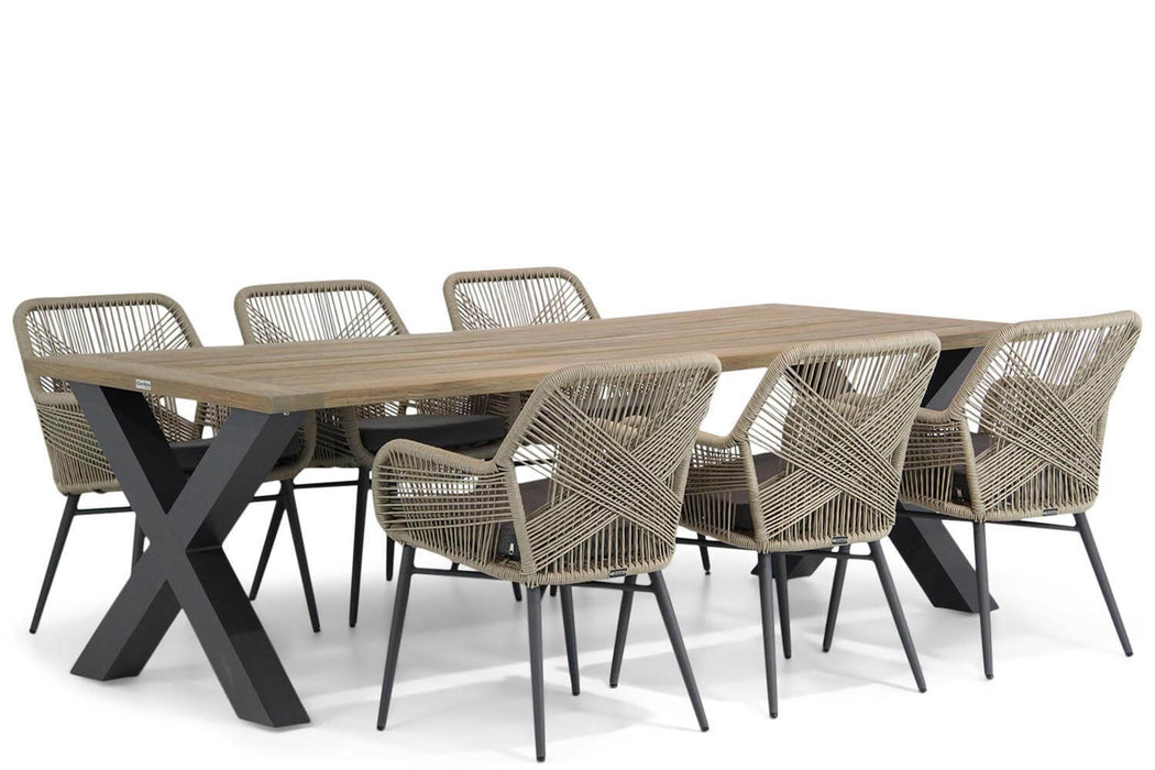 Lifestyle Advance/Cardiff 240 cm dining tuinset 7-delig - 10379