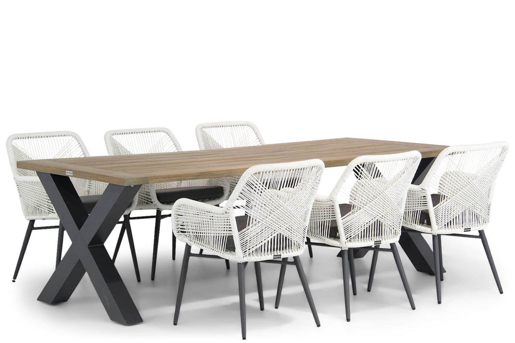 Lifestyle Advance/Cardiff 240 cm dining tuinset 7-delig - 10381