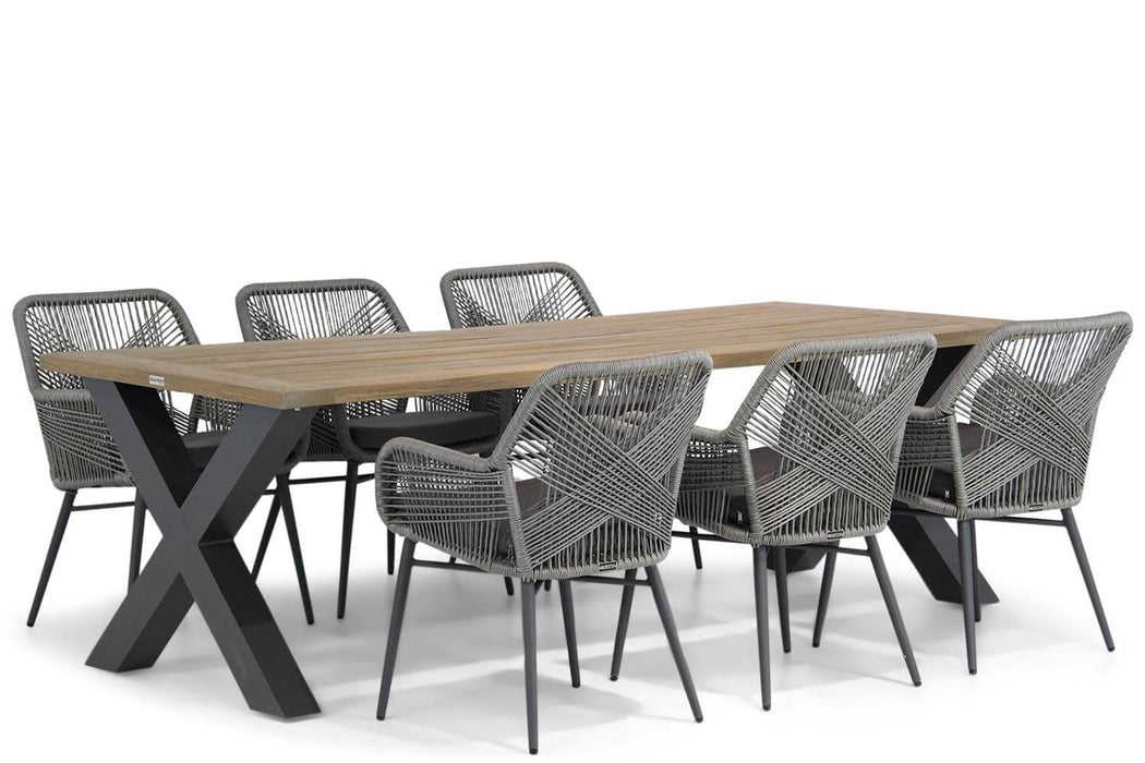 Lifestyle Advance/Cardiff 240 cm dining tuinset 7-delig - 10383