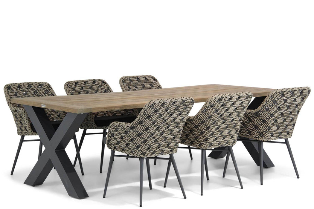 Lifestyle Crossway/Cardiff 240 cm dining tuinset 7-delig - 10389