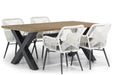 Lifestyle Advance/Cardiff 180 cm dining tuinset 5-delig - 10387