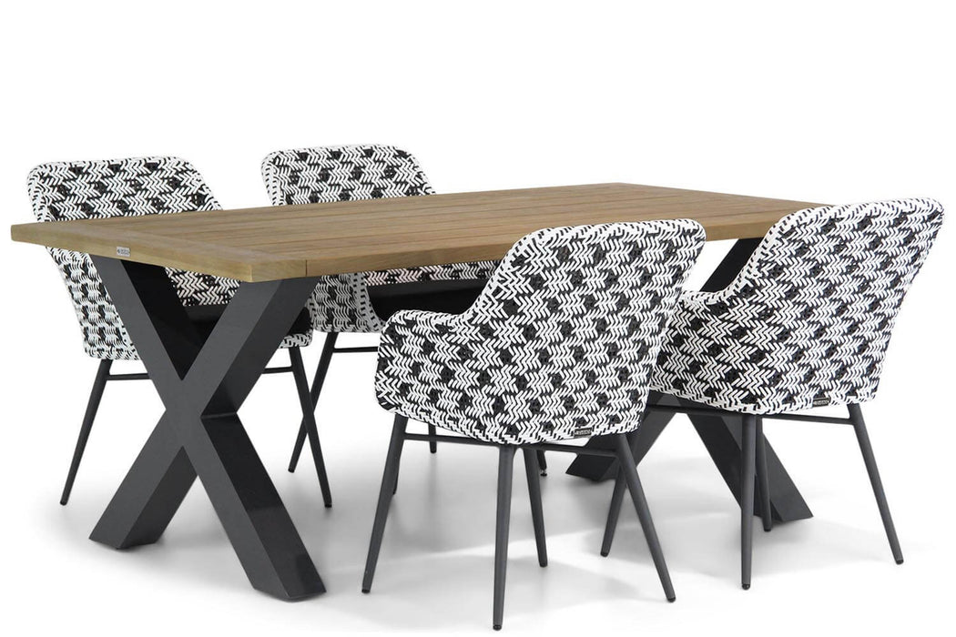 Lifestyle Crossway/Cardiff 180 cm dining tuinset 5-delig - 10189
