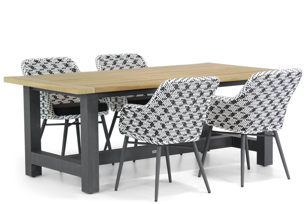 Lifestyle Crossway/San Francisco 200 cm dining tuinset 5-delig - 9918