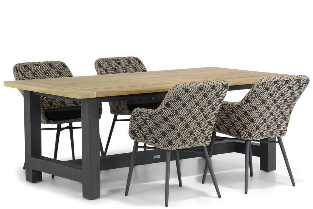 Lifestyle Crossway/San Francisco 200 cm dining tuinset 5-delig - 9973