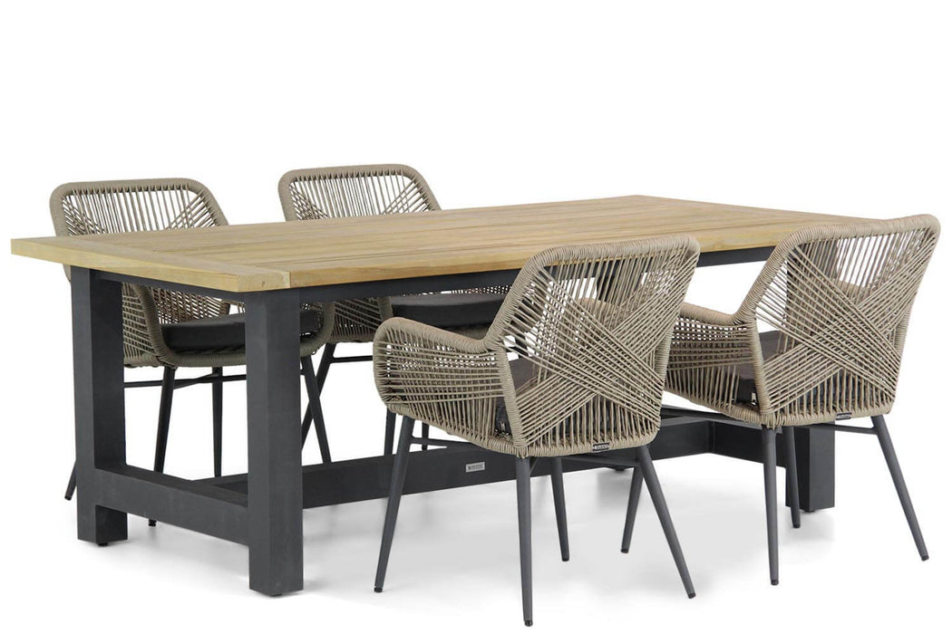 Lifestyle Advance/San Francisco 200 cm dining tuinset 5-delig - 10082