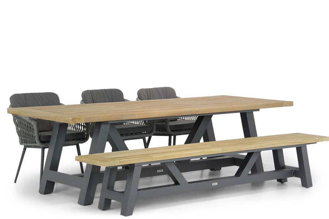 Lifestyle Western/Trente 260 cm dining tuinset 5-delig - 9993