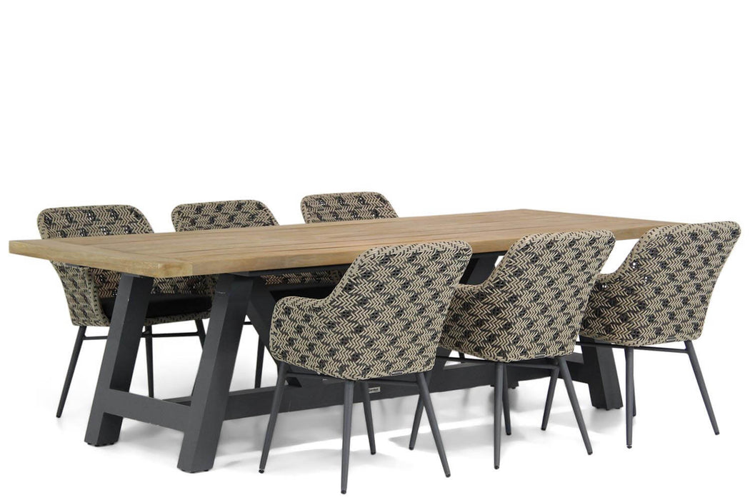 Lifestyle Crossway/Trente 260 cm dining tuinset 7-delig - 9976