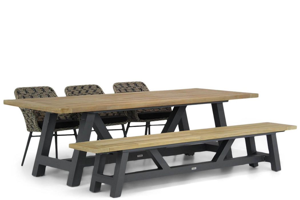 Lifestyle Crossway/Trente 260 cm dining tuinset 5-delig - 9977