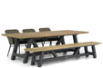 Lifestyle Crossway/Trente 260 cm dining tuinset 5-delig - 9977