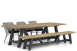 Lifestyle Crossway/Trente 260 cm dining tuinset 5-delig - 9928