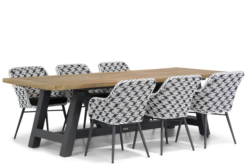 Lifestyle Crossway/Trente 260 cm dining tuinset 7-delig - 9924