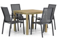 Lifestyle Ultimate/Weston 90 cm dining tuinset 5-delig