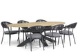 Santika Vivian/Brookline 240 cm ovaal dining tuinset 7-delig