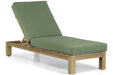 Santika Arlington lounger met green kitsilano kussen