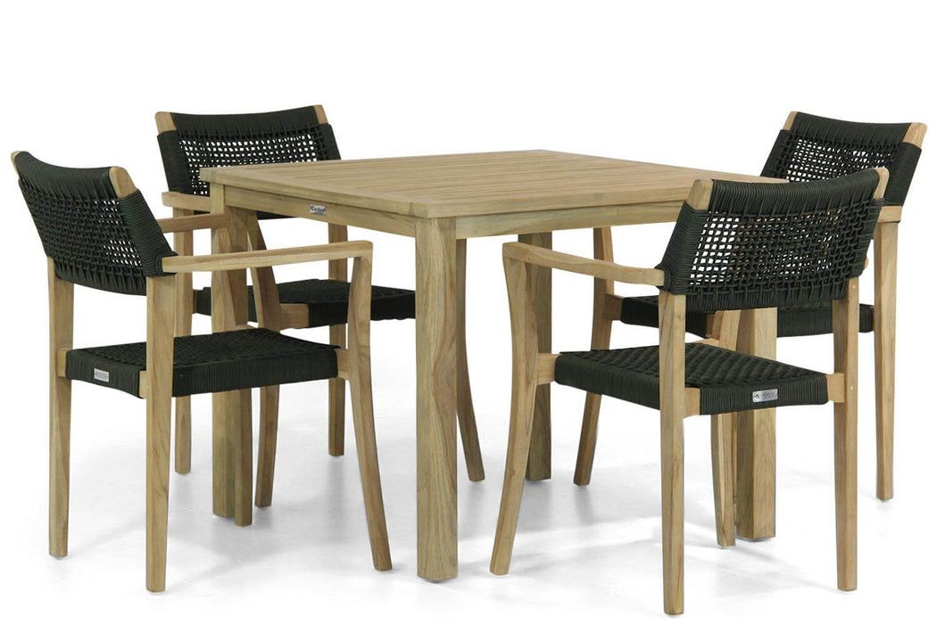Lifestyle Dallas/Weston 90 cm dining tuinset 5-delig - 8771