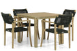 Lifestyle Dallas/Weston 90 cm dining tuinset 5-delig - 8771