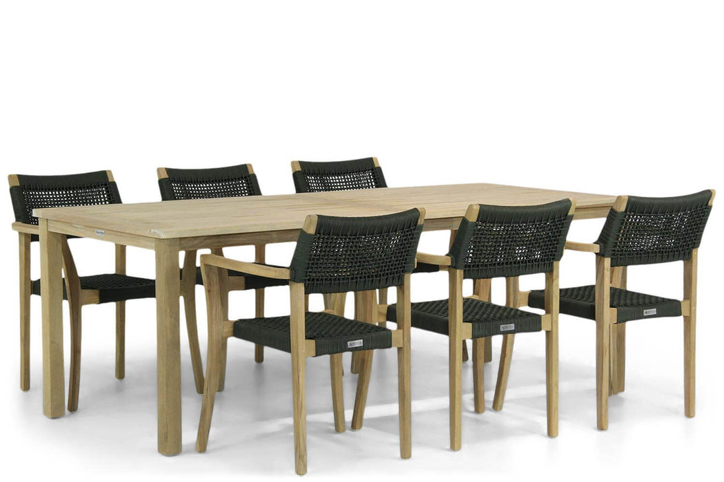 Lifestyle Dallas/Weston 210 cm dining tuinset 7-delig - 8769