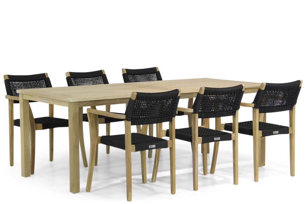 Lifestyle Dallas/Weston 210 cm dining tuinset 7-delig - 8636