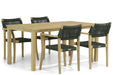 Lifestyle Dallas/Weston 160 cm dining tuinset 5-delig - 8768