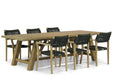 Lifestyle Dallas/Lazio 260 cm dining tuinset 7-delig