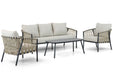 Lifestyle Feraro stoel-bank loungeset 4-delig
