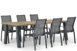 Lifestyle Ultimate/Glasgow 240 cm dining tuinset 7-delig