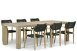 Lifestyle Dallas/Brighton 240 cm dining tuinset 7-delig - 8725