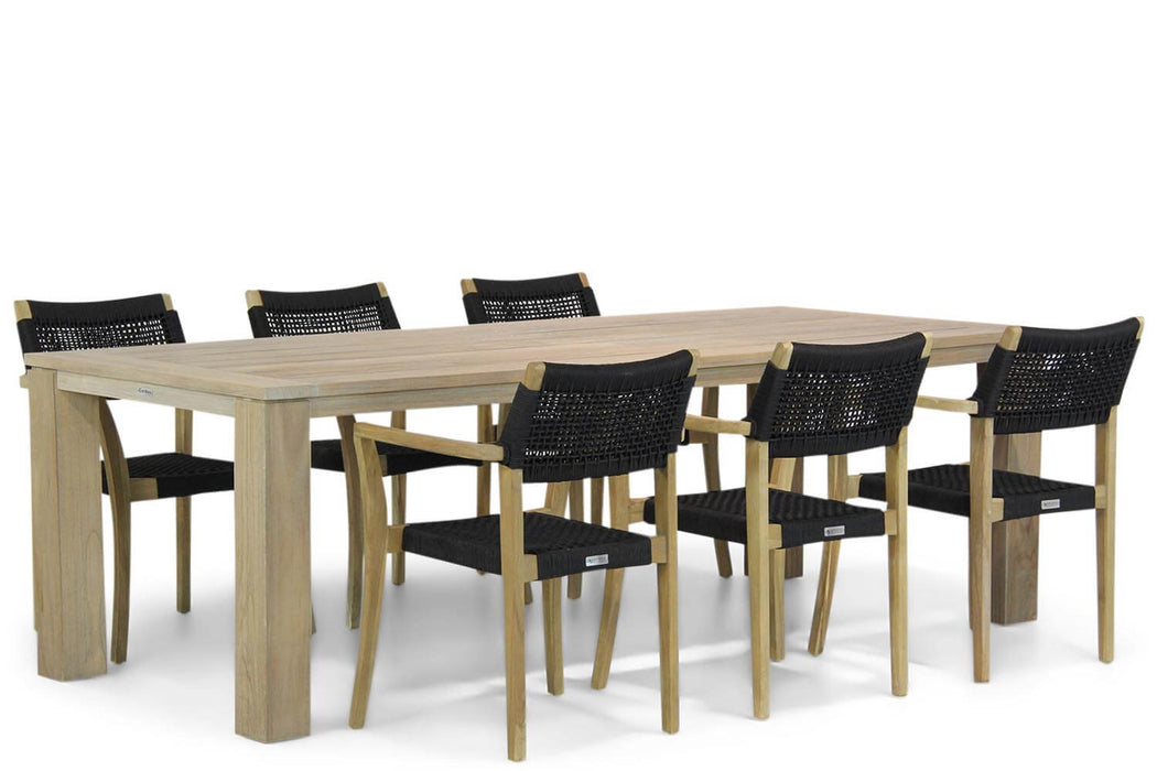 Lifestyle Dallas/Brighton 240 cm dining tuinset 7-delig - 8690