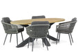 Lifestyle Western/Brookline 200 cm ovaal dining tuinset 5-delig - 9943