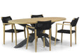 Lifestyle Dallas/Brookline 200 cm dining tuinset 5-delig - 8708