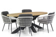 Lifestyle Western/Brookline 200 cm ovaal dining tuinset 5-delig - 10029
