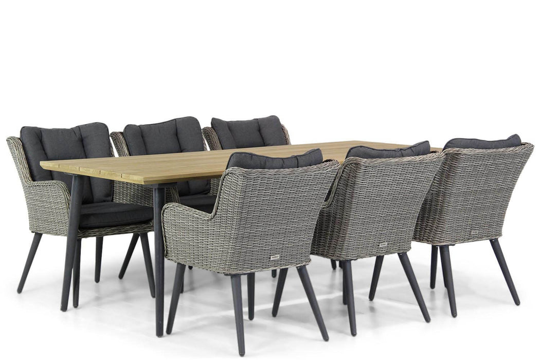 Garden Collections Boston/Montana 240 cm dining tuinset 7-delig