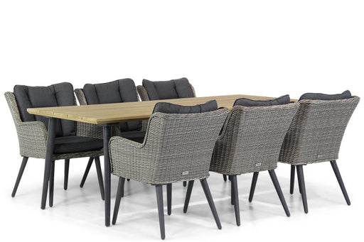 Garden Collections Boston/Montana 240 cm dining tuinset 7-delig