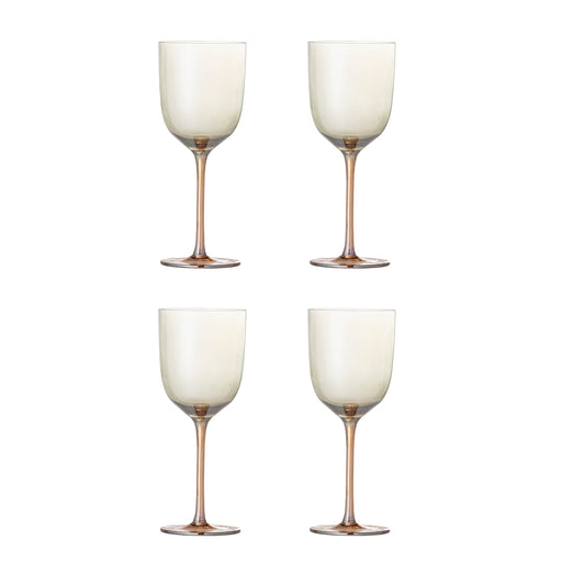 Bloomingville Wijnglas Aston Set van 4 stuks - Transparant - ThatLyfeStyle