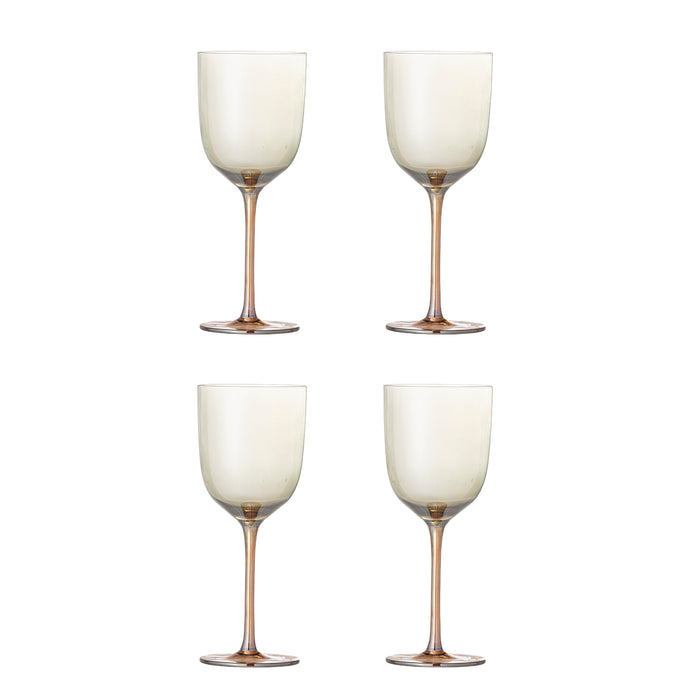 Bloomingville Wijnglas Aston Set van 4 stuks - Transparant