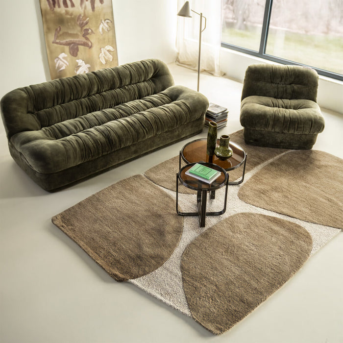 By-Boo Organisch Vloerkleed Iwa 190 x 290cm - Bruin