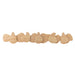 Bloomingville Kapstok Ross Met 5 haken - Naturel