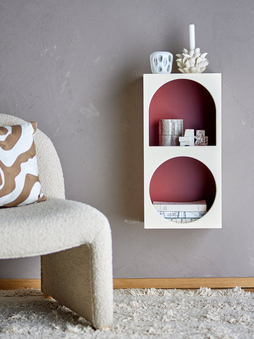 Bloomingville Boekenkast Graphia 30cm - Wit - ThatLyfeStyle
