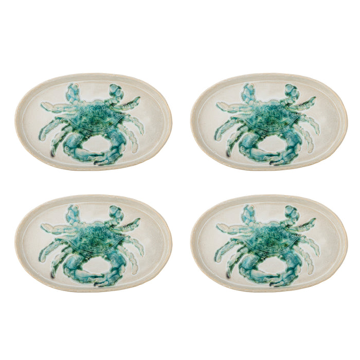 Bloomingville Bord Hadden Krab, Set van 4 stuks - Groen