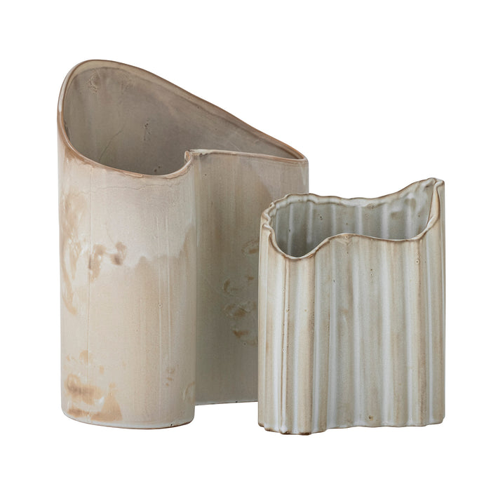 Bloomingville Vaas Henaj Set van 2 stuks - Bruin