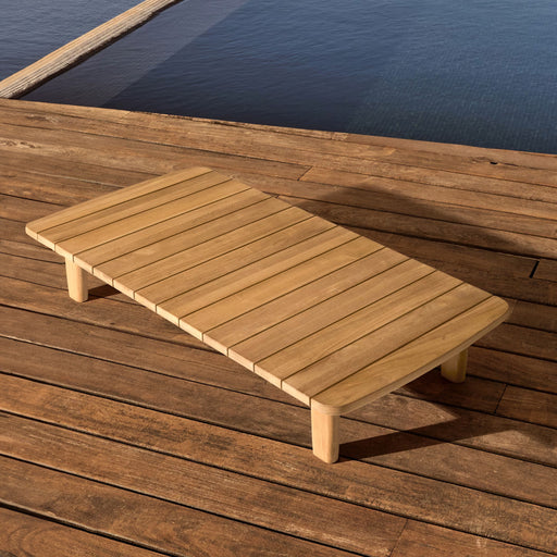 Kave Home Salontafel Tirant Teakhout, 140 x 70cm - ThatLyfeStyle