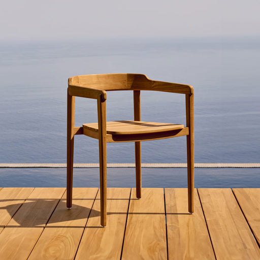 Kave Home Eetkamerstoel Icaro Teakhout - ThatLyfeStyle