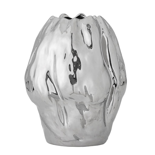 Bloomingville Vaas Bobby 29cm - Zilver - ThatLyfeStyle