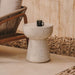 Kave Home Ronde Bijzettafel Pada Terrazzo, 40cm - Wit - ThatLyfeStyle