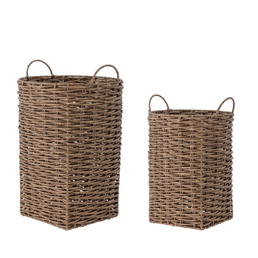 Bloomingville Mand Cestina Set van 2 stuks - Bruin - ThatLyfeStyle