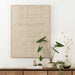 MUST Living Wanddecoratie Japanese Garden Palmblad, 127 x 102cm - Naturel