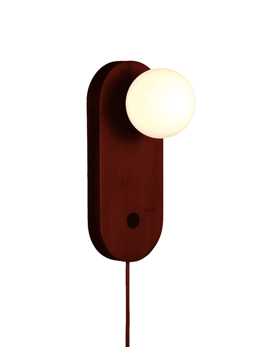 GOOD&MOJO Wandlamp Java Bamboe en glas - Bruin - ThatLyfeStyle