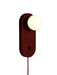 GOOD&MOJO Wandlamp Java Bamboe en glas - Bruin