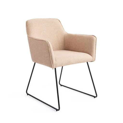 Jesper Home Eetkamerstoel Hofu Slide Black - Wild Walnut - ThatLyfeStyle