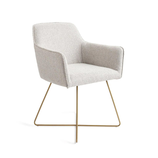 Jesper Home Eetkamerstoel Hofu Cross Gold - Checkers Charm